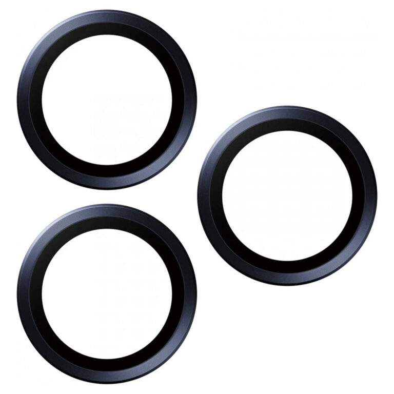 PanzerGlass Camera Protector Hoop Optic Rings Apple iPhone 15 Pro / 15 Pro Max - Blue Metal - Afbeelding 2