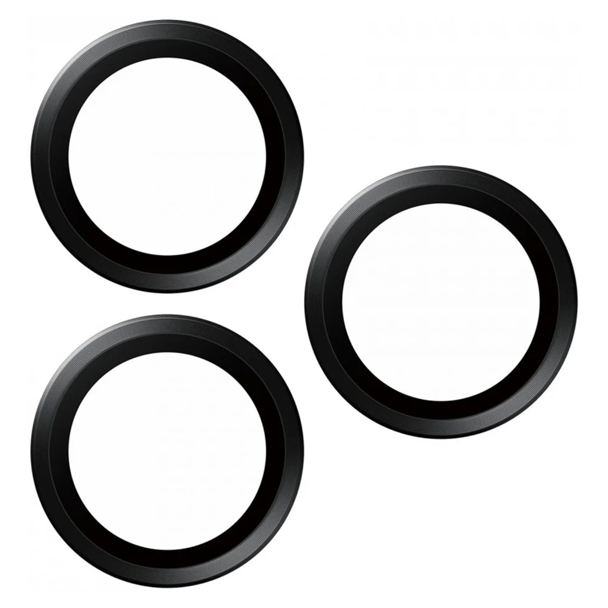 PanzerGlass Camera Protector Hoops Optic Rings Apple iPhone 15 Pro / 15 Pro Max - Black Titanium - Afbeelding 3