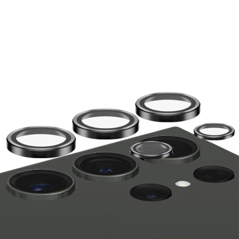 PanzerGlass Camera Protector Hoop Optic Rings Samsung Galaxy S24 Ultra - Black - Afbeelding 3
