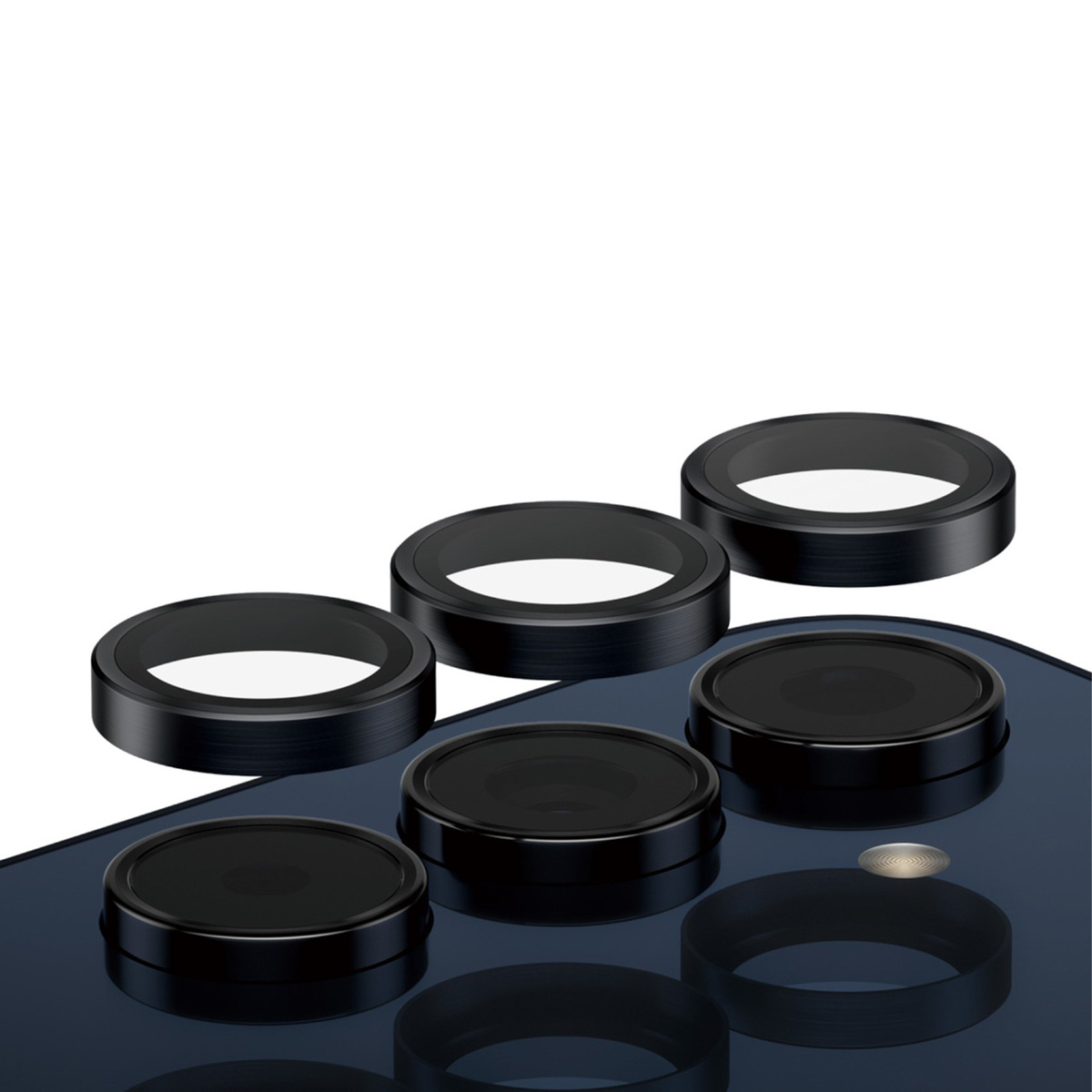 PanzerGlass Camera Protector Hoop Optic Rings Samsung Galaxy A55 – Black
