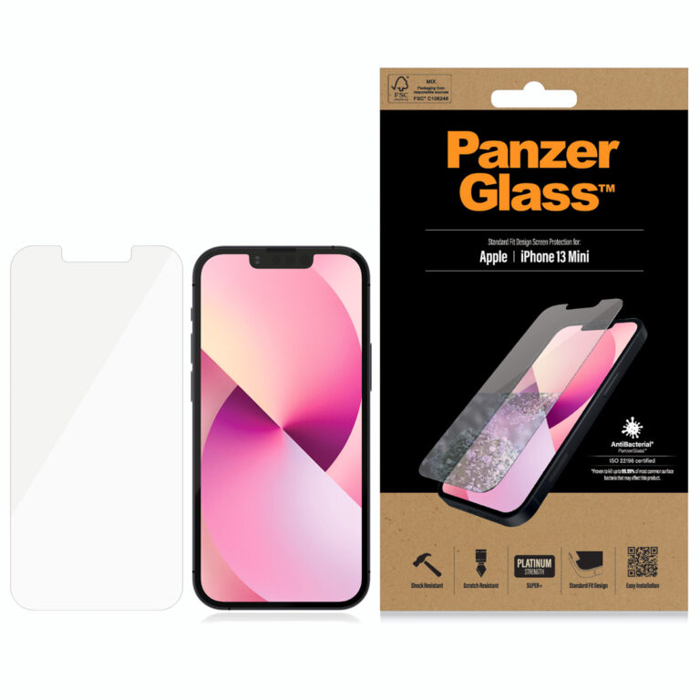 PanzerGlass Anti-Bacterial Screenprotector Apple iPhone 13 Mini - Afbeelding 3