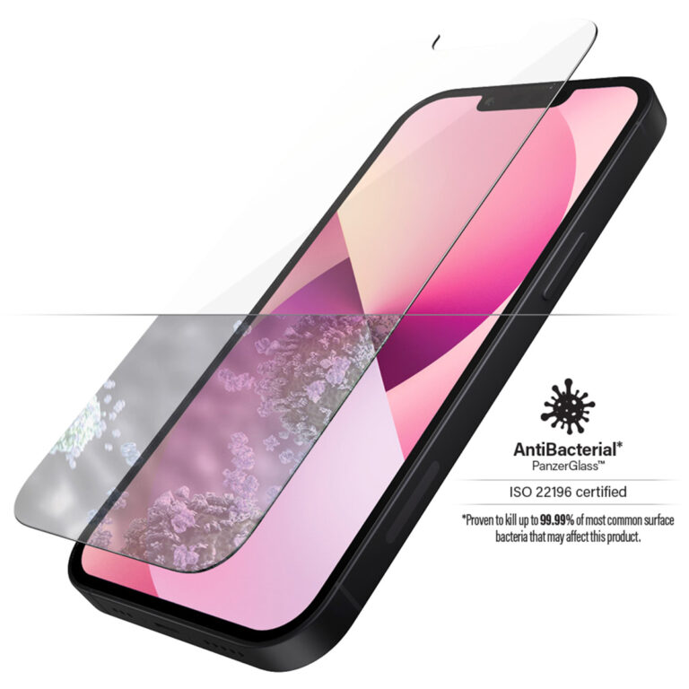 PanzerGlass Anti-Bacterial Screenprotector Apple iPhone 13 Mini - Afbeelding 2