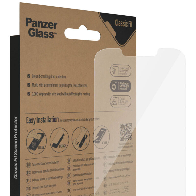 PanzerGlass Anti-Bacterial Screenprotector Apple iPhone 14 / 13 / 13 Pro - Afbeelding 5