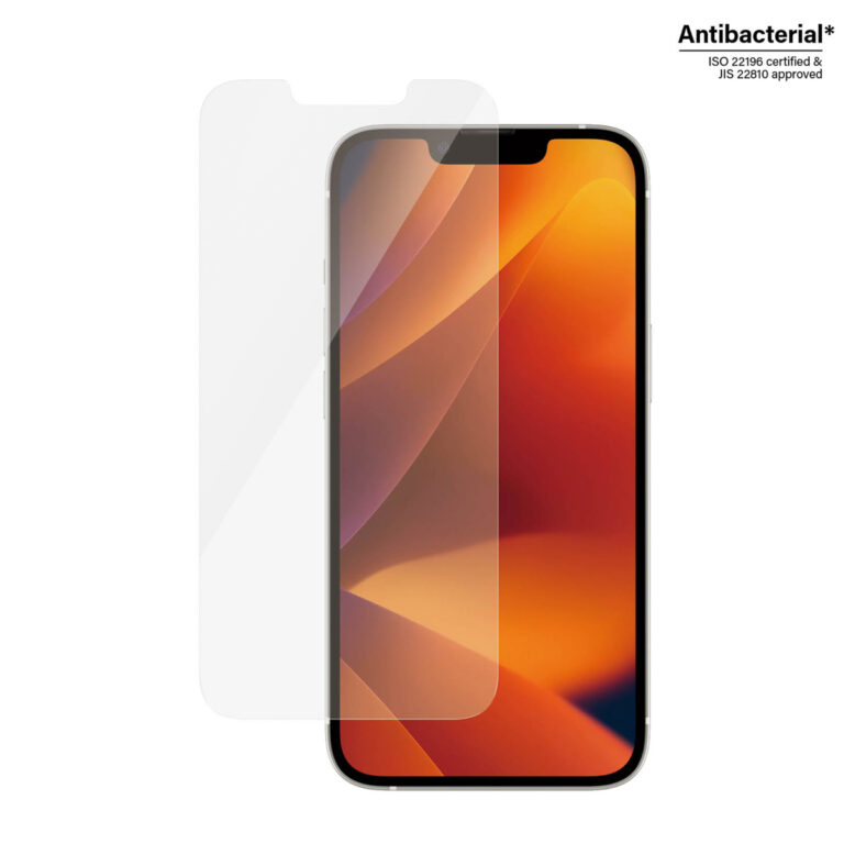 PanzerGlass Anti-Bacterial Screenprotector Apple iPhone 14 / 13 / 13 Pro - Afbeelding 4