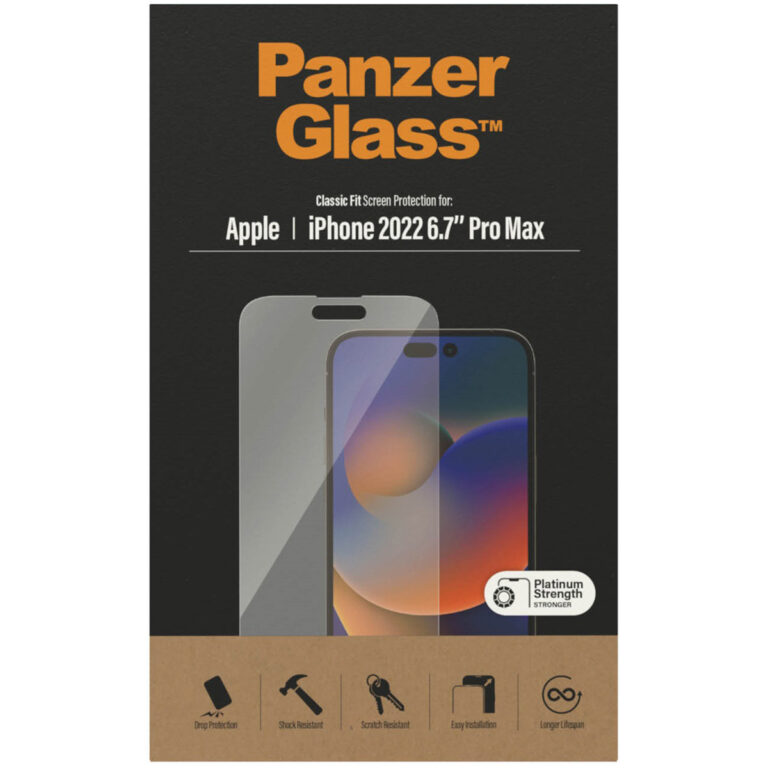 PanzerGlass Anti-Bacterial Screenprotector Apple iPhone 14 Pro Max - Afbeelding 8