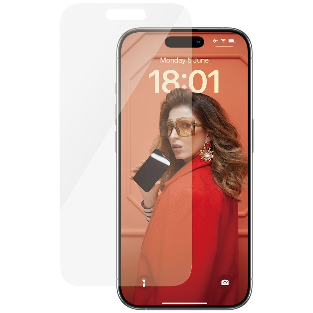 PanzerGlass Anti-Bacterial Screenprotector Apple iPhone 15 Pro - Afbeelding 2