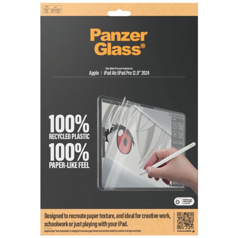 PanzerGlass GraphicPaper Ultra-Wide Fit Screenprotector Apple iPad Pro 13 (2024) M4 / Air 13 inch (2025) M3 / (2024) M2 - Afbeelding 4