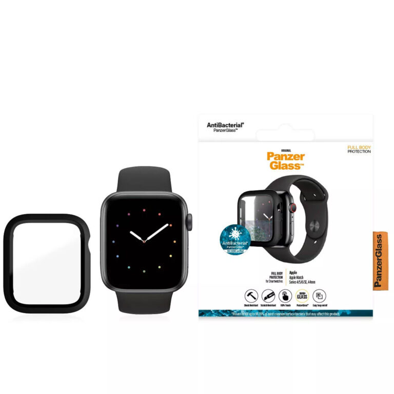 PanzerGlass Full Body Case Apple Watch Series 4-6 / SE 44 mm - Zwart - Afbeelding 6