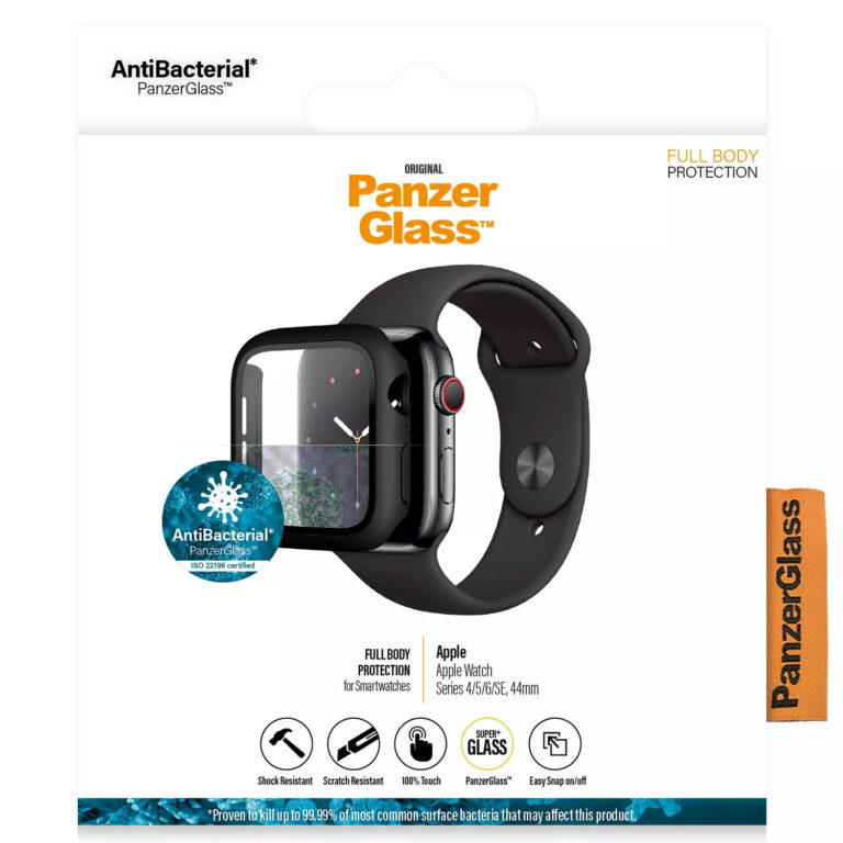 PanzerGlass Full Body Case Apple Watch Series 4-6 / SE 44 mm - Zwart - Afbeelding 2