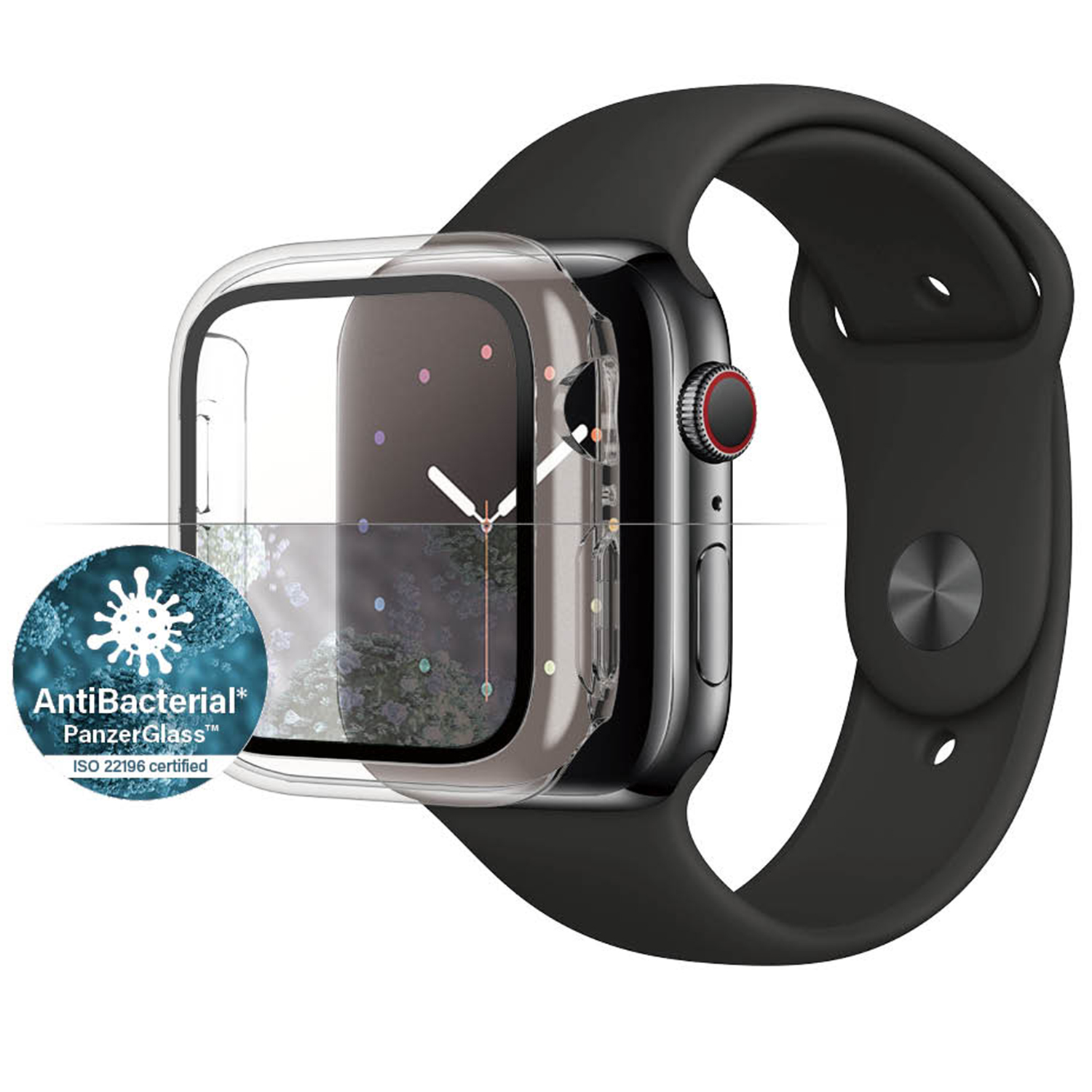 PanzerGlass Full Body Case Apple Watch 4 / 5 / 6 / SE - 44 mm - Transparant - Afbeelding 5