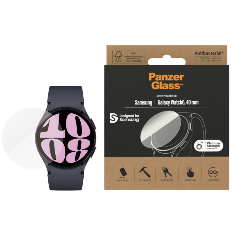 PanzerGlass Screenprotector Samsung Galaxy Watch 6 - 40mm - Afbeelding 4