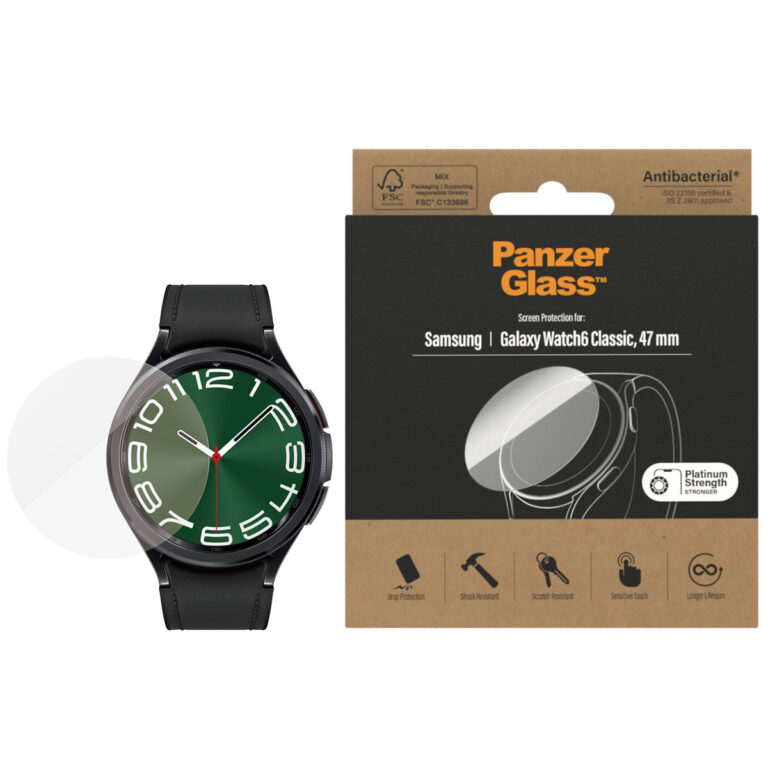 PanzerGlass Screenprotector Samsung Galaxy Watch 6 Classic - 47mm - Afbeelding 3