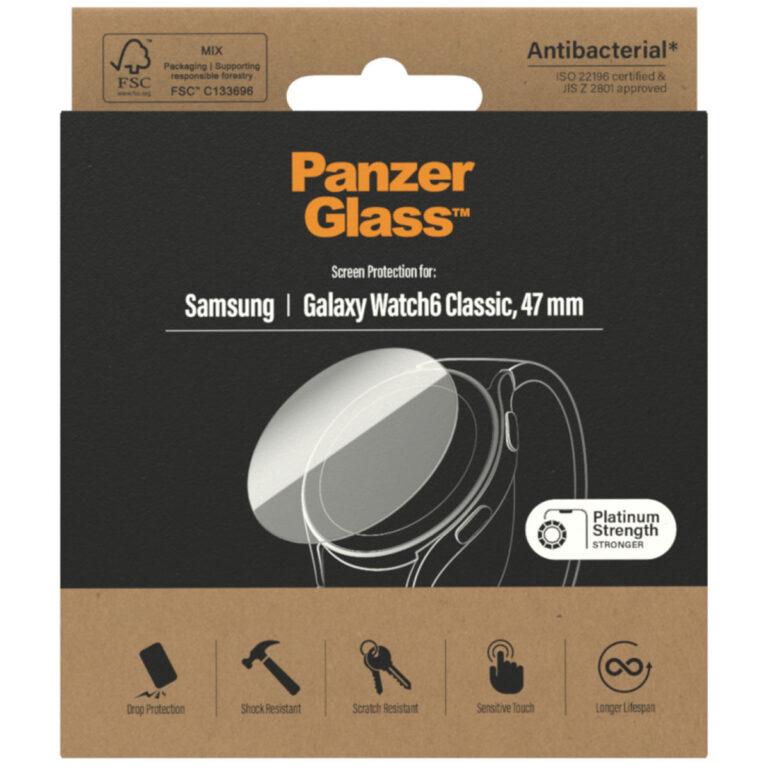 PanzerGlass Screenprotector Samsung Galaxy Watch 6 Classic - 47mm - Afbeelding 2