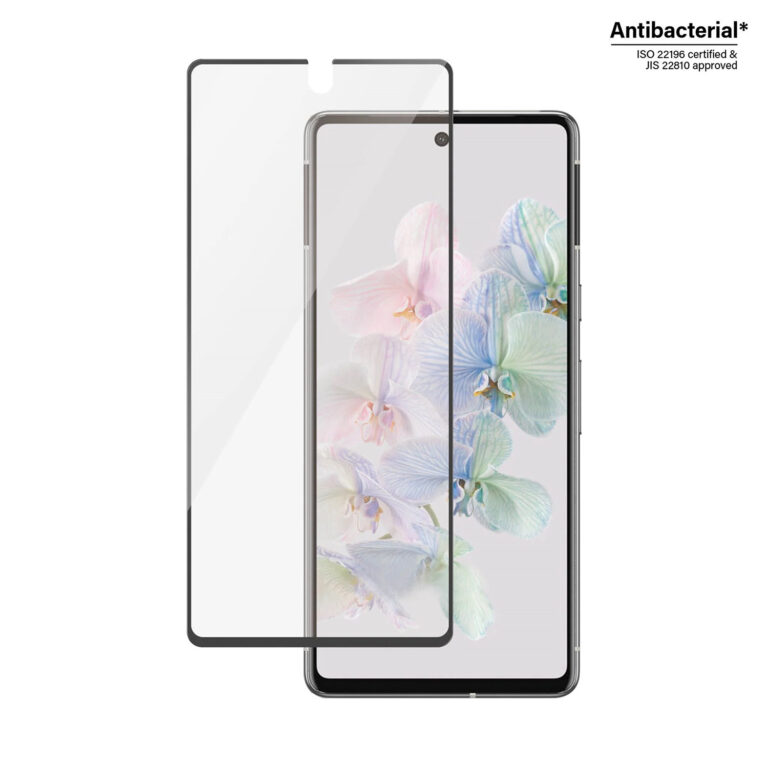 PanzerGlass Ultra-Wide Fit Anti-Bacterial Screenprotector Google Pixel 7 - Zwart - Afbeelding 7