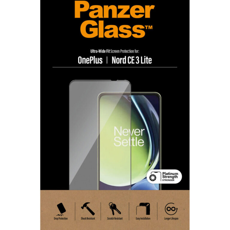 PanzerGlass Ultra-Wide Fit Anti-Bacterial Screenprotector OnePlus Nord CE 3 Lite - Afbeelding 2