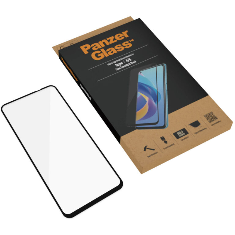 PanzerGlass Anti-Bacterial Case Friendly Screenprotector Oppo A76 (4G) / A96 - Afbeelding 3