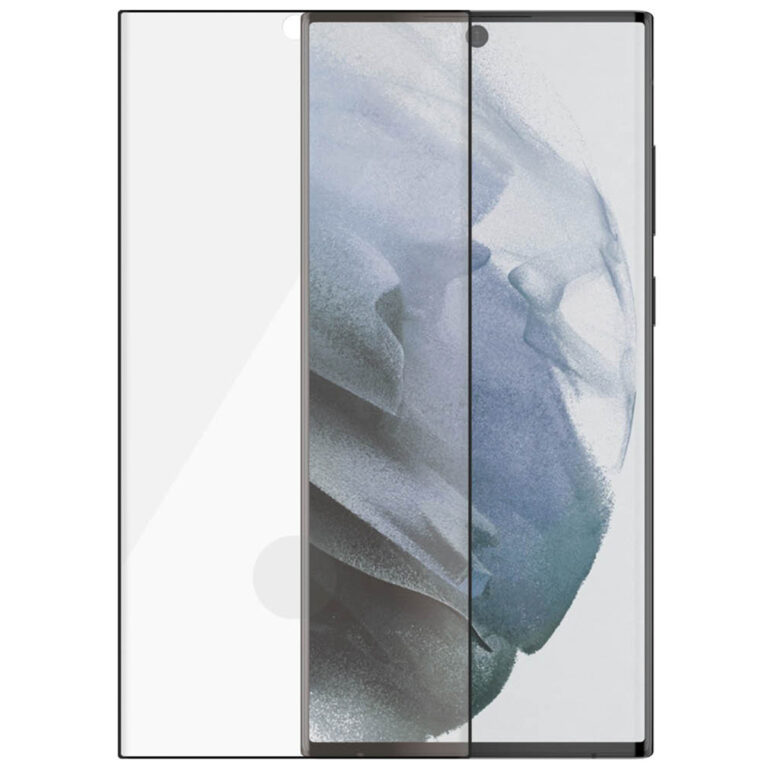 PanzerGlass Anti-Bacterial Case Friendly Screenprotector Samsung Galaxy S22 Ultra - Zwart - Afbeelding 2