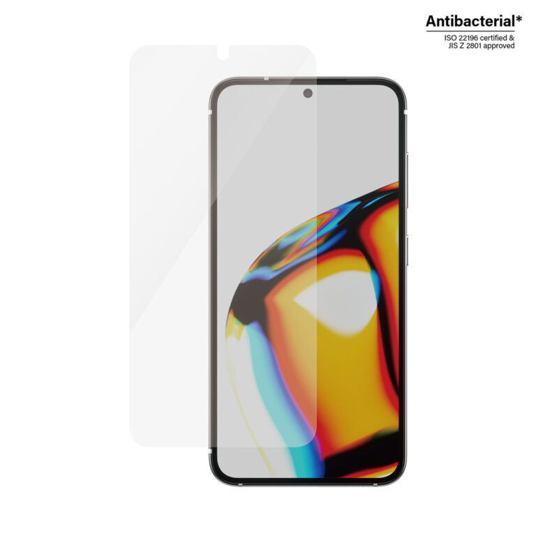 PanzerGlass Ultra-Wide Fit Anti-Bacterial Screenprotector incl. applicator Samsung Galaxy S23 - Zwart - Afbeelding 6