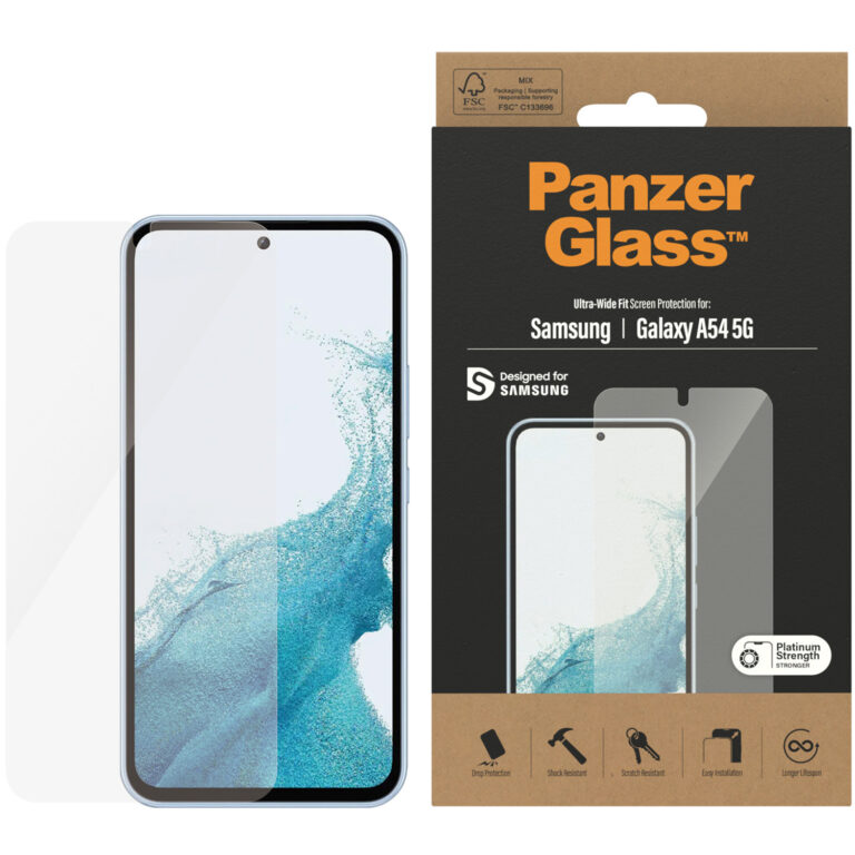 PanzerGlass Ultra-Wide Fit Anti-Bacterial Screenprotector Samsung Galaxy A54 (5G) - Afbeelding 9