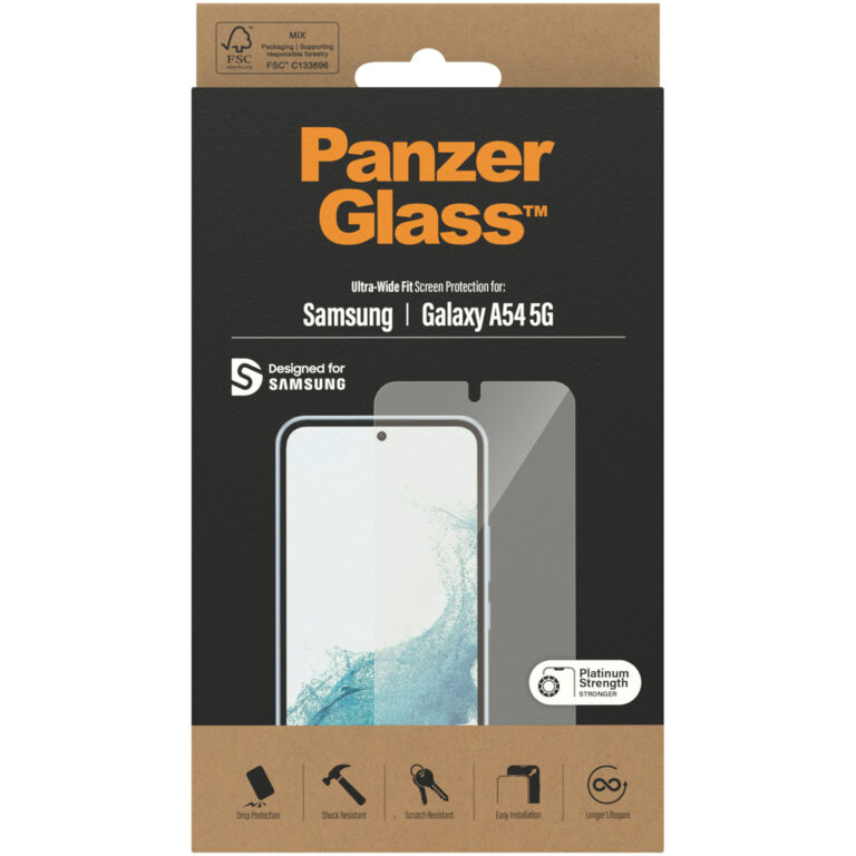 PanzerGlass Ultra-Wide Fit Anti-Bacterial Screenprotector Samsung Galaxy A54 (5G) - Afbeelding 6