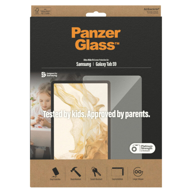 PanzerGlass Ultra-Wide Fit Anti-Bacterial Screenprotector Samsung Galaxy Tab S9 11.0 inch - Afbeelding 5