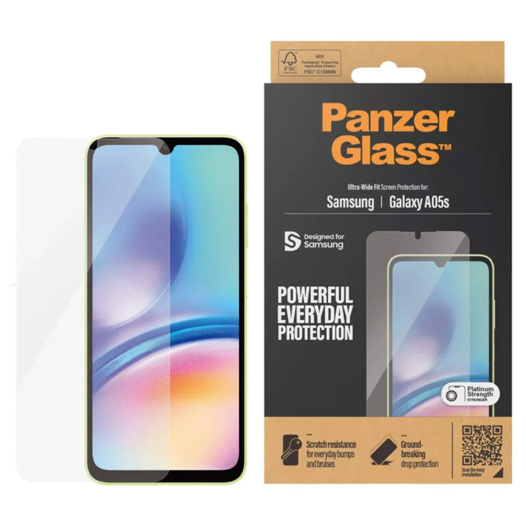 PanzerGlass Ultra-Wide Fit Anti-Bacterial Screenprotector Samsung Galaxy A05s - Afbeelding 4