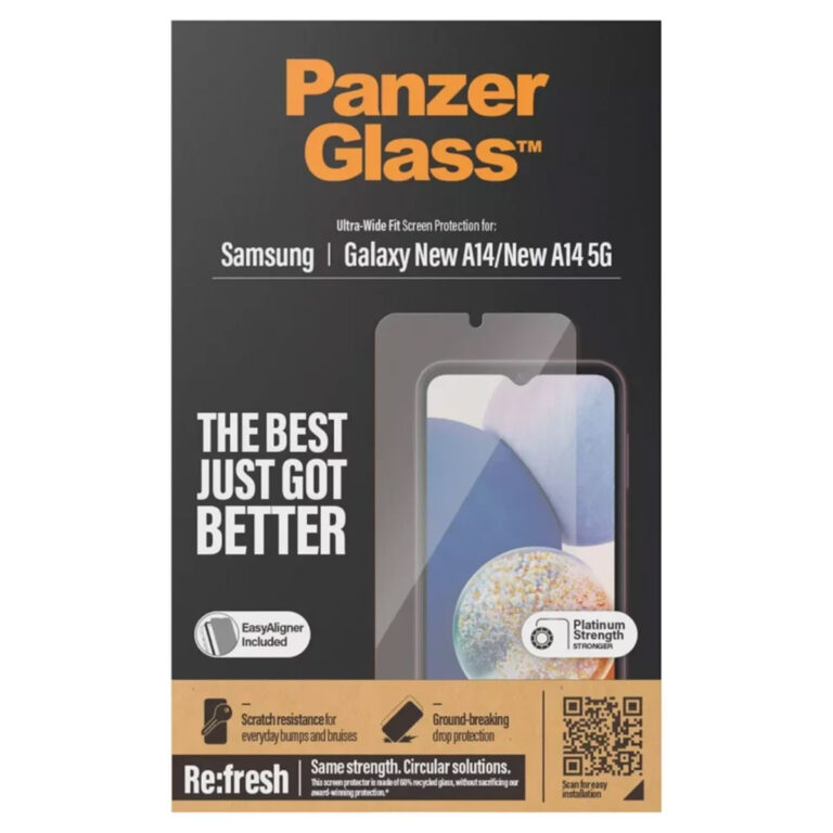 PanzerGlass Refresh Ultra-Wide Fit Anti-Bacterial Screenprotector incl. applicator Samsung Galaxy A15 (5G) - Afbeelding 2