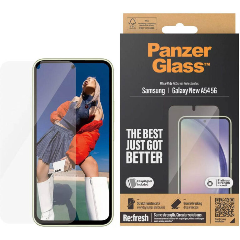 PanzerGlass Refresh Ultra-Wide Fit Anti-Bacterial Screenprotector Samsung Galaxy A55 - Afbeelding 5