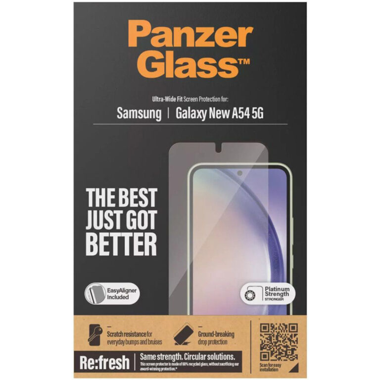 PanzerGlass Refresh Ultra-Wide Fit Anti-Bacterial Screenprotector Samsung Galaxy A55 - Afbeelding 2