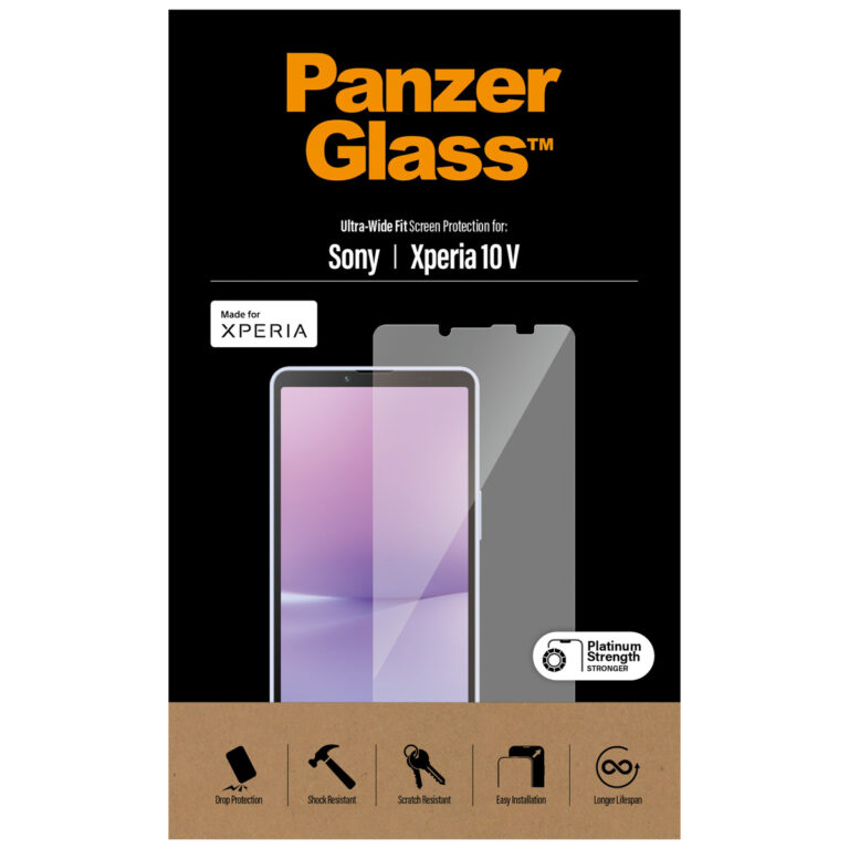PanzerGlass Ultra-Wide Fit Anti-Bacterial Screenprotector Sony Xperia 10 V - Afbeelding 2