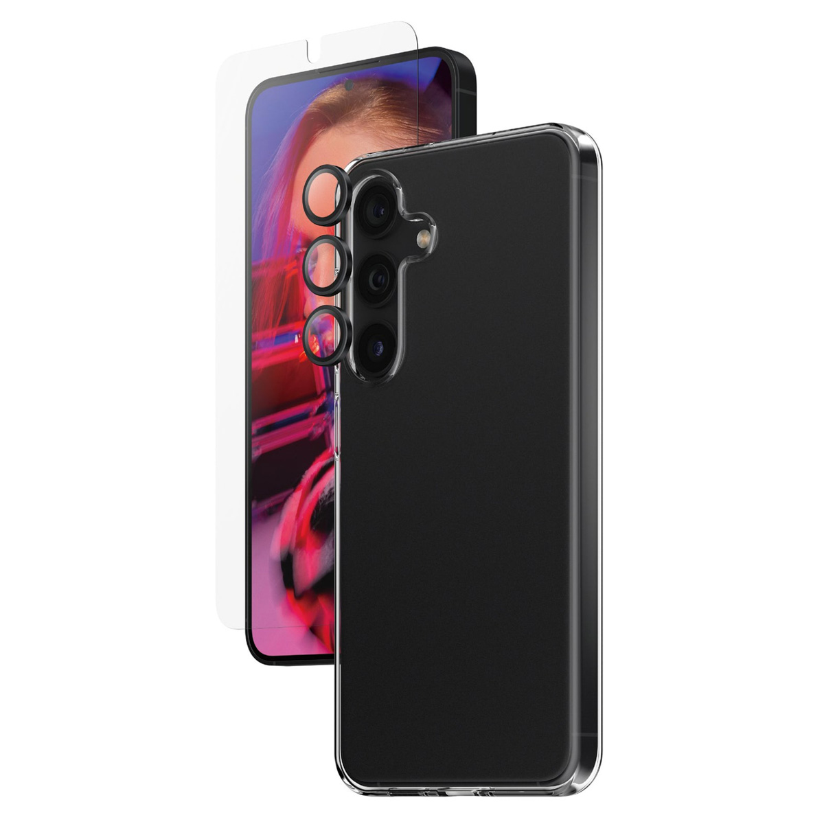 SAFE by PanzerGlass Safe 3-in-1 pack - Hoesje + screenprotector + camera protector Samsung Galaxy S24 - Transparant - Afbeelding 2