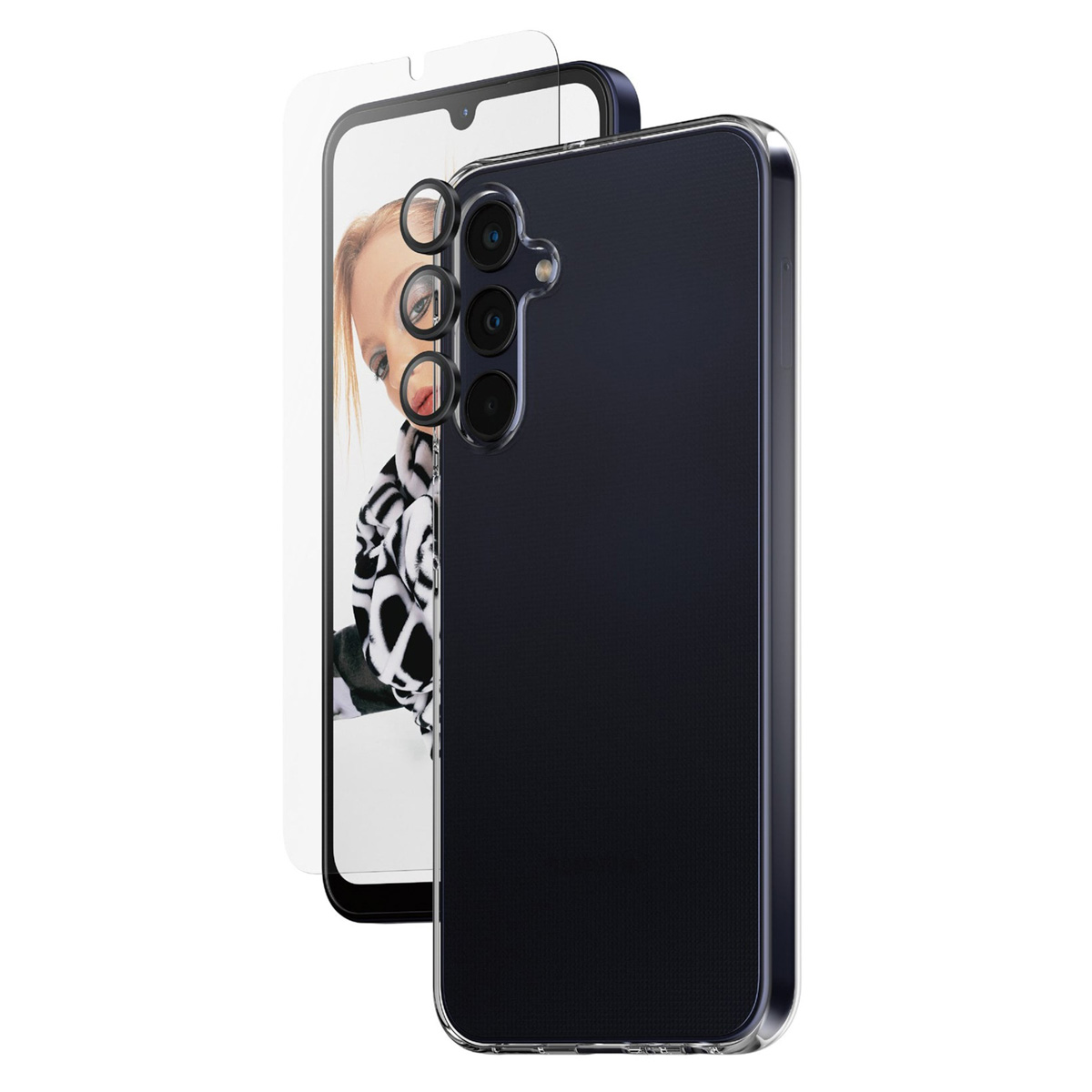 SAFE by PanzerGlass Safe 3-in-1 pack - Hoesje + screenprotector + camera protector Samsung Galaxy A25 (5G) - Transparant - Afbeelding 2