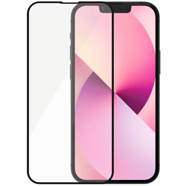 PanzerGlass Anti-Bacterial CaseFriendly Screenprotector Apple iPhone 13 Mini - Zwart - Afbeelding 4