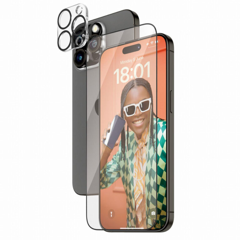 PanzerGlass 2 in 1 pack - Ultra-Wide Fit Anti-Bacterial Screenprotector incl. applicator + Camera Protector Apple iPhone 15 Pro Max - Afbeelding 3