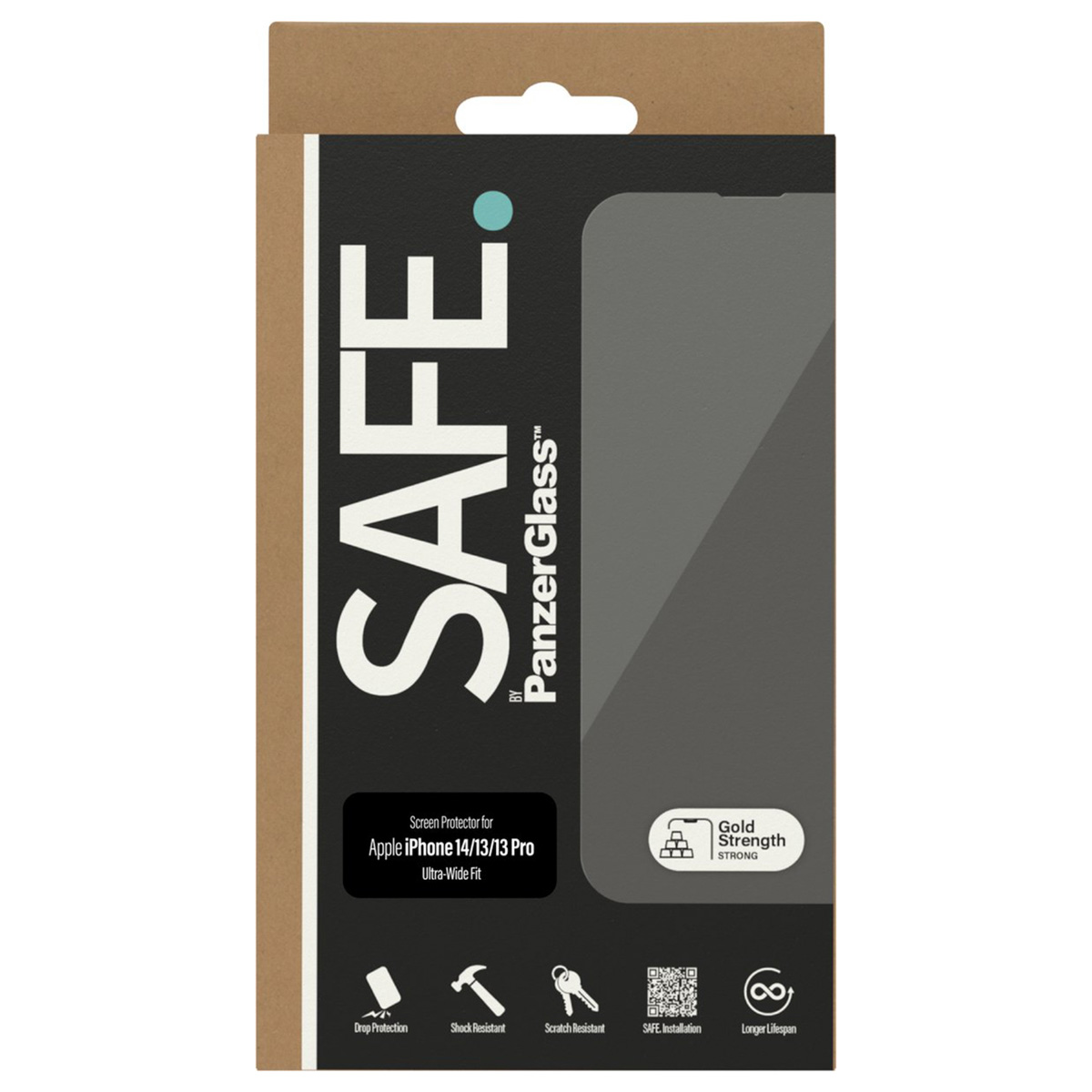SAFE by PanzerGlass Ultra-Wide Fit Screenprotector Apple iPhone 14 / 13 / 13 Pro - Afbeelding 5