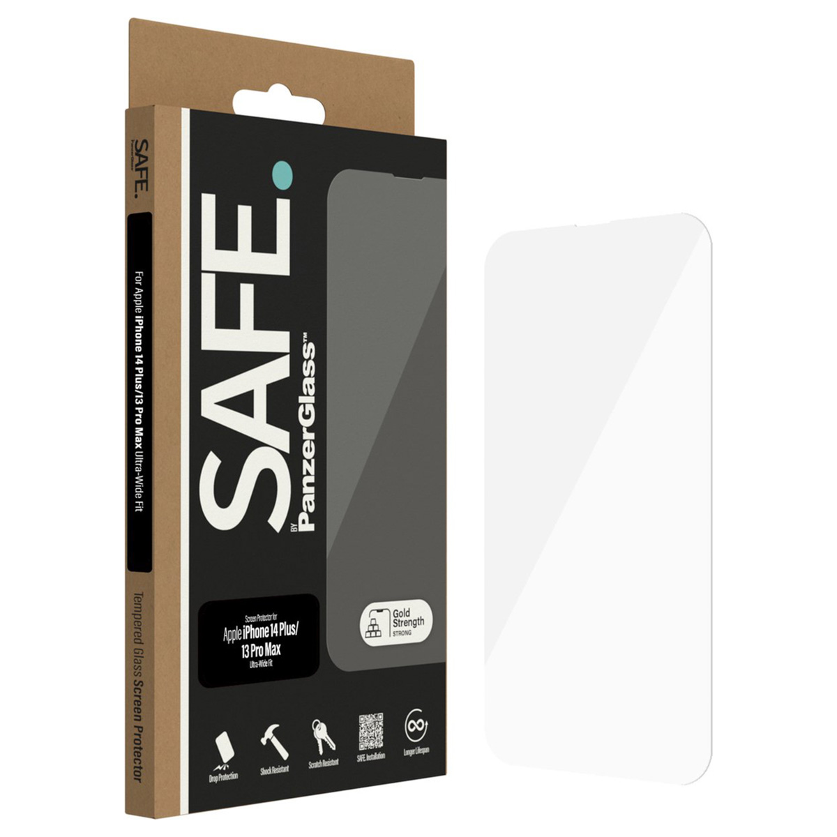 SAFE by PanzerGlass Ultra-Wide Fit Screenprotector Apple iPhone 14 Plus / 13 Pro Max - Afbeelding 5