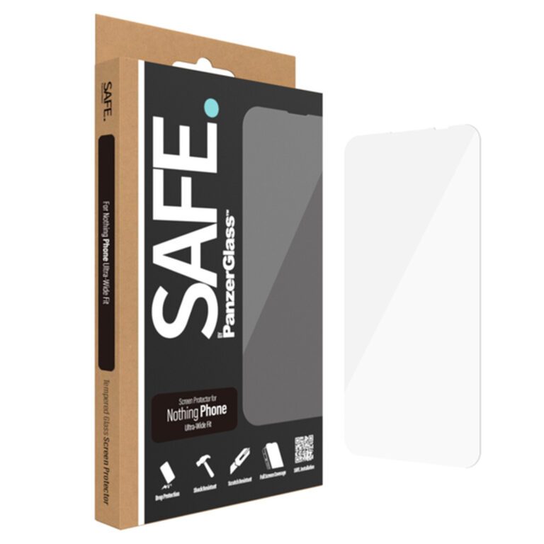 PanzerGlass Ultra-Wide Fit Anti-Bacterial Screenprotector Nothing Phone (1) - Transparant - Afbeelding 4