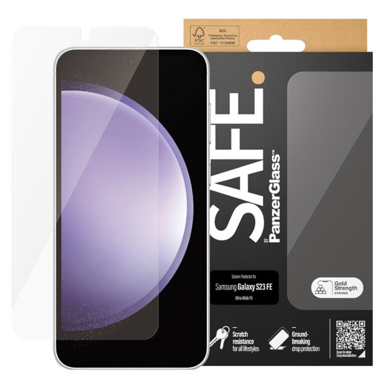 SAFE by PanzerGlass Ultra-Wide Fit Screenprotector Samsung Galaxy S23 FE - Afbeelding 4