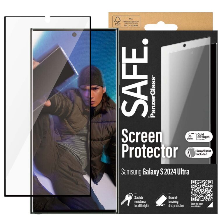 SAFE by PanzerGlass Ultra-Wide Fit Screenprotector Refresh incl. applicator Samsung Galaxy S24 Ultra - Afbeelding 5