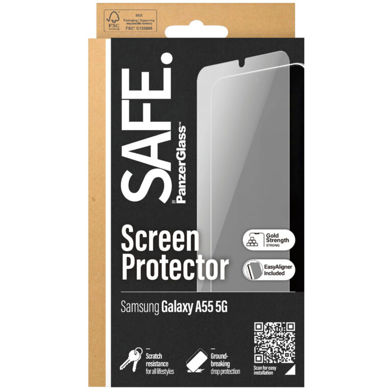 SAFE by PanzerGlass Ultra-Wide Fit Screenprotector incl. applicator Samsung Galaxy A55 - Afbeelding 2