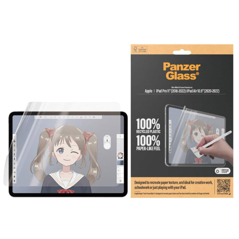PanzerGlass GraphicPaper Screenprotector Apple iPad Pro 11 (2018 - 2022) / Air 5 (2022) / Air 4 (2020) - Afbeelding 4