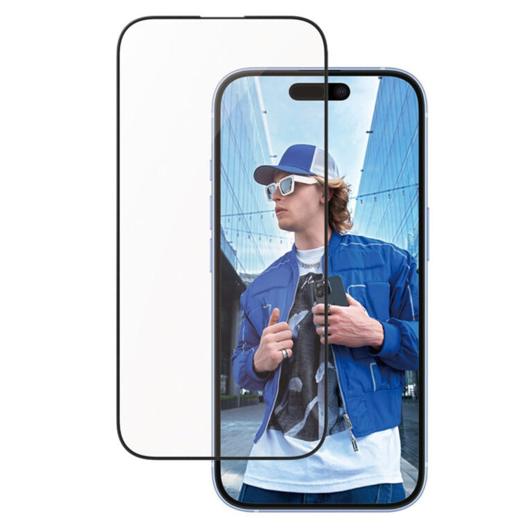 PanzerGlass Screenprotector Aluminium Frame Ultra Wide Fit met applicator Apple iPhone 16 - Afbeelding 4