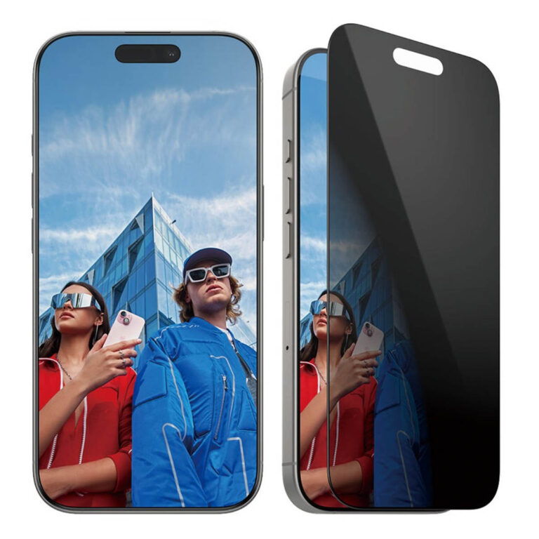 PanzerGlass Privacy Ultra-Wide Fit Anti-Bacterial Screenprotector incl. applicator Apple iPhone 16 Pro - Afbeelding 2