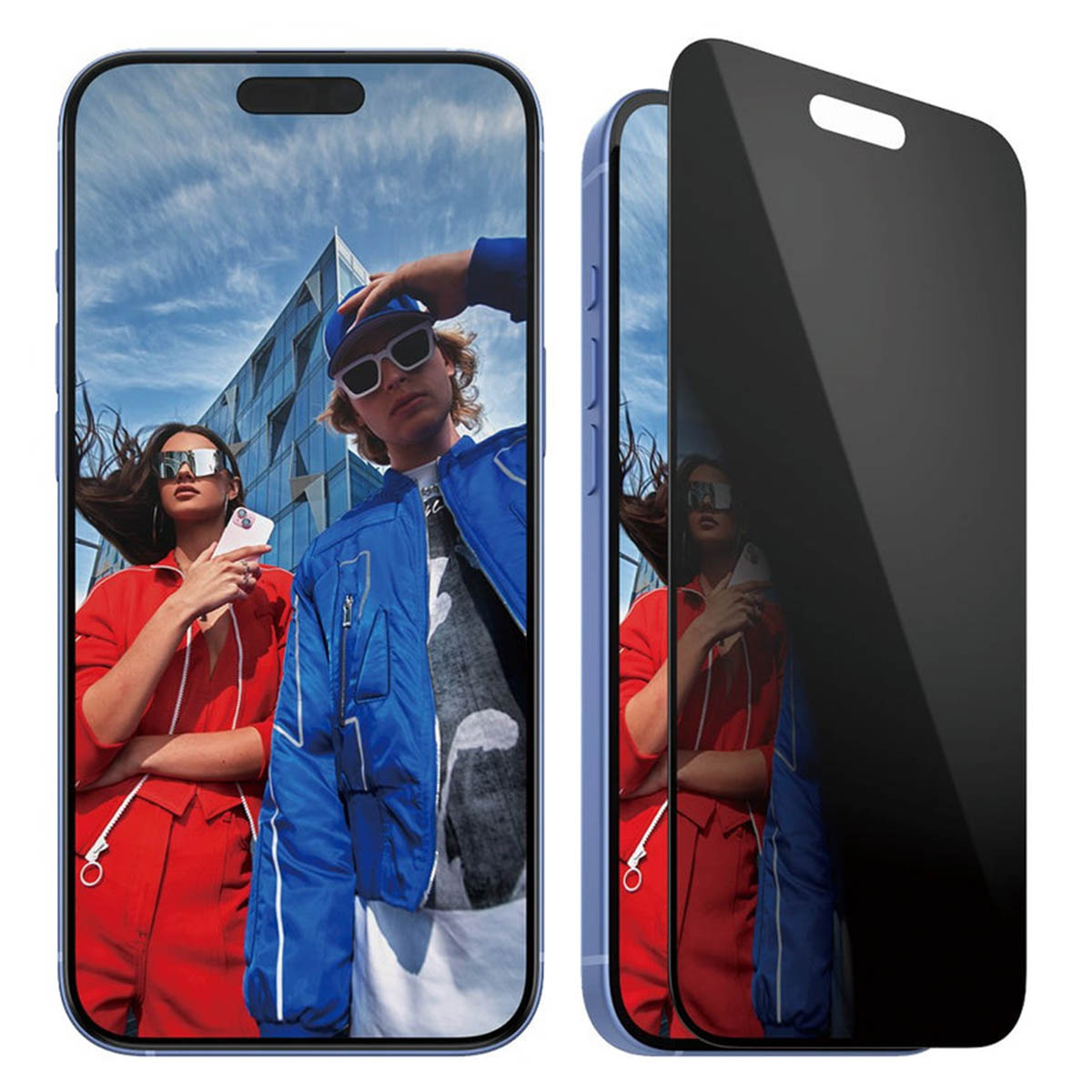 PanzerGlass Privacy Ultra-Wide Fit Anti-Bacterial Screenprotector incl. applicator Apple iPhone 16 Plus - Afbeelding 4