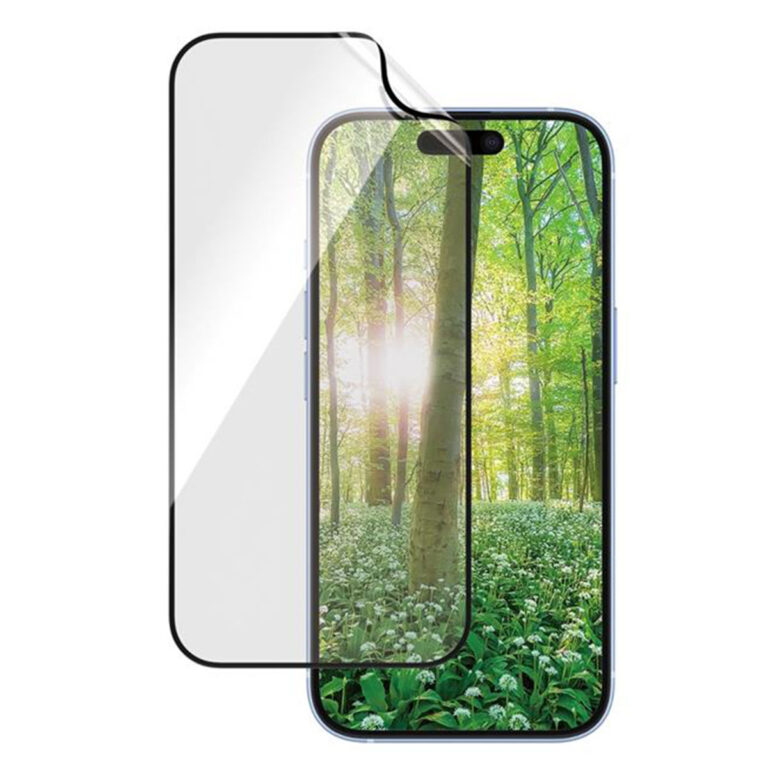 PanzerGlass Matrix Recycled Ultra-Wide Fit Anti-Bacterial Screenprotector incl. applicator Apple iPhone 16 - Afbeelding 4