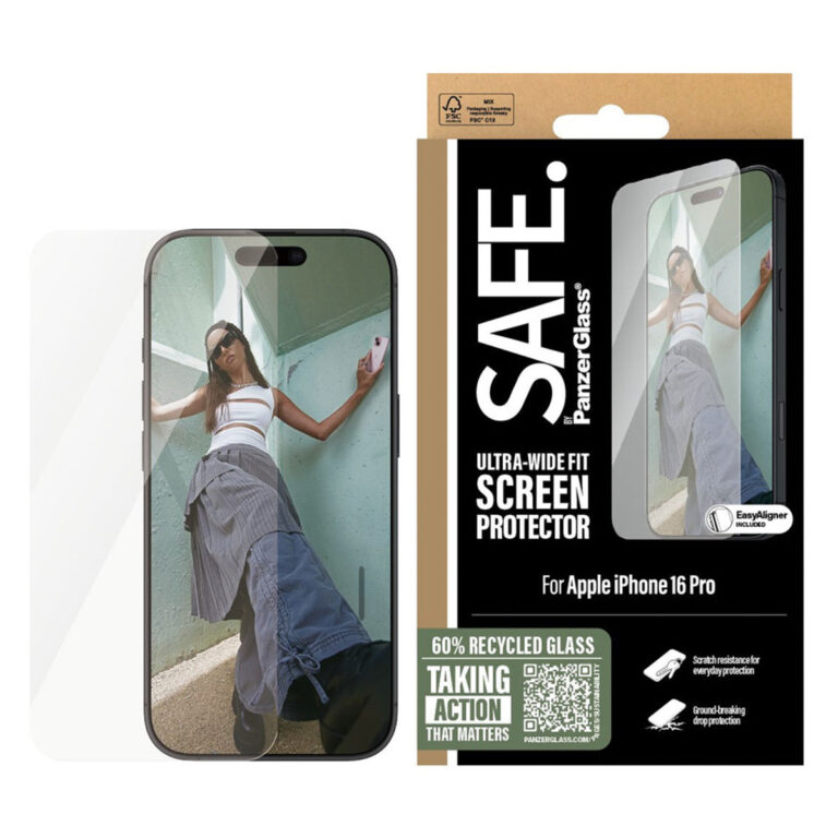 SAFE by PanzerGlass Ultra-Wide Fit Screenprotector Apple iPhone 16 Pro - Afbeelding 4