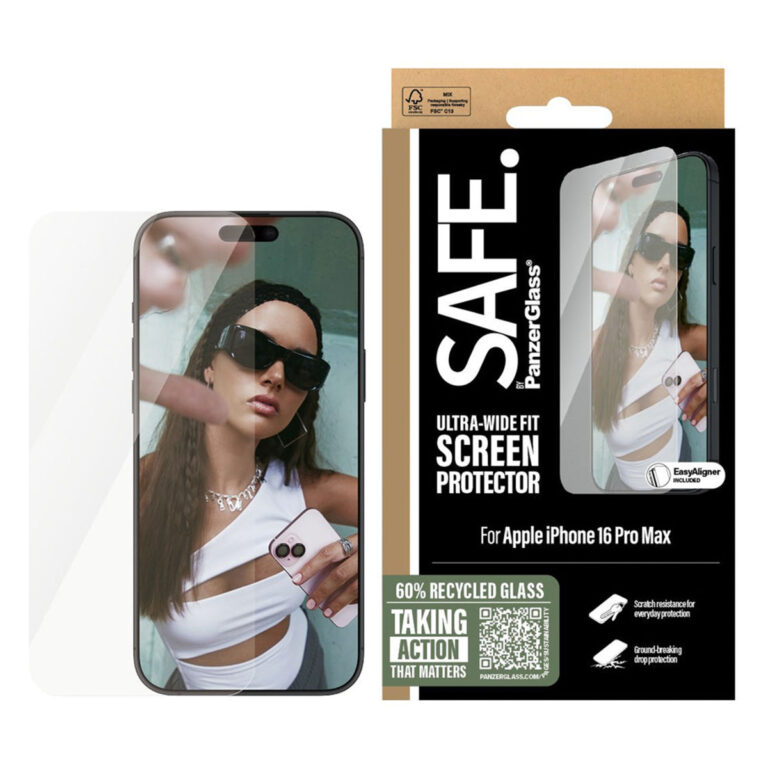 SAFE by PanzerGlass Ultra-Wide Fit Screenprotector Apple iPhone 16 Pro Max - Afbeelding 4
