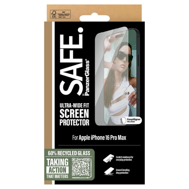 SAFE by PanzerGlass Ultra-Wide Fit Screenprotector Apple iPhone 16 Pro Max - Afbeelding 2