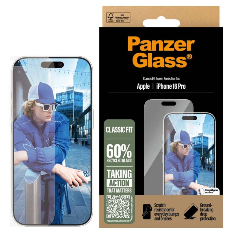 PanzerGlass Anti-Bacterial Screenprotector Apple iPhone 16 Pro - Afbeelding 2