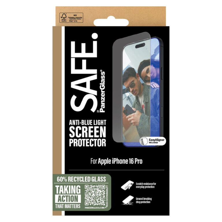 SAFE by PanzerGlass ﻿EyeScreenprotector Ultra Wide Fit met applicator Apple iPhone 16 Pro